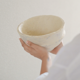 PEARL PAPER MACHE BOWL