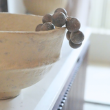 PEARL PAPER MACHE BOWL