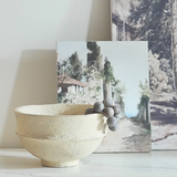 PEARL PAPER MACHE BOWL