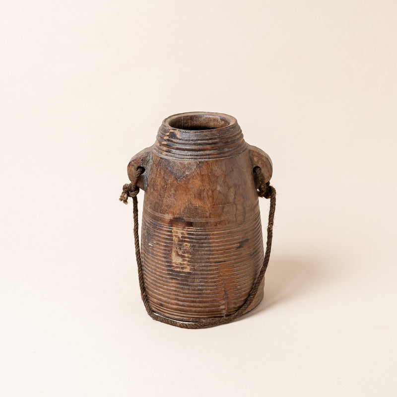 MASHA WOODEN GRAIN POT